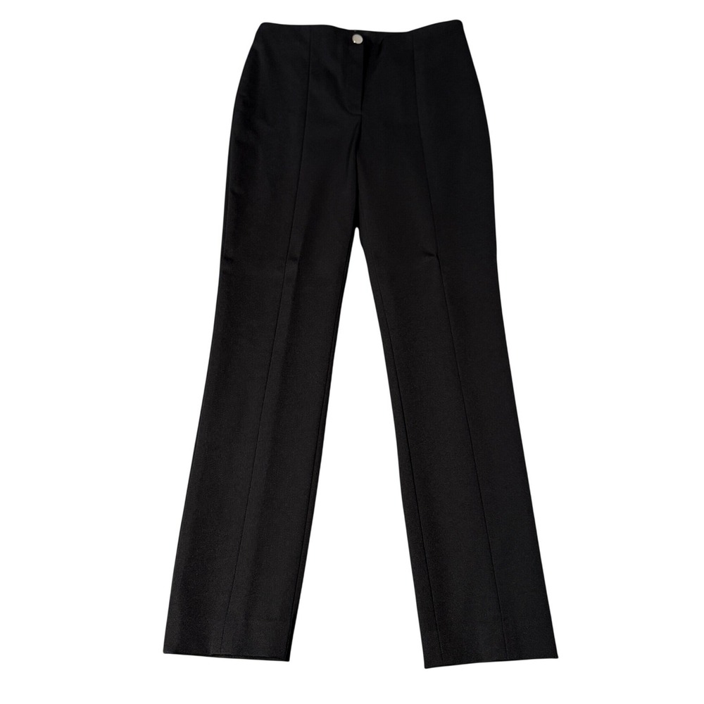 Theory Pants Womens 2 Black Clean Cigarette Modern Ski H1007204 Pintuck Slim Fit
